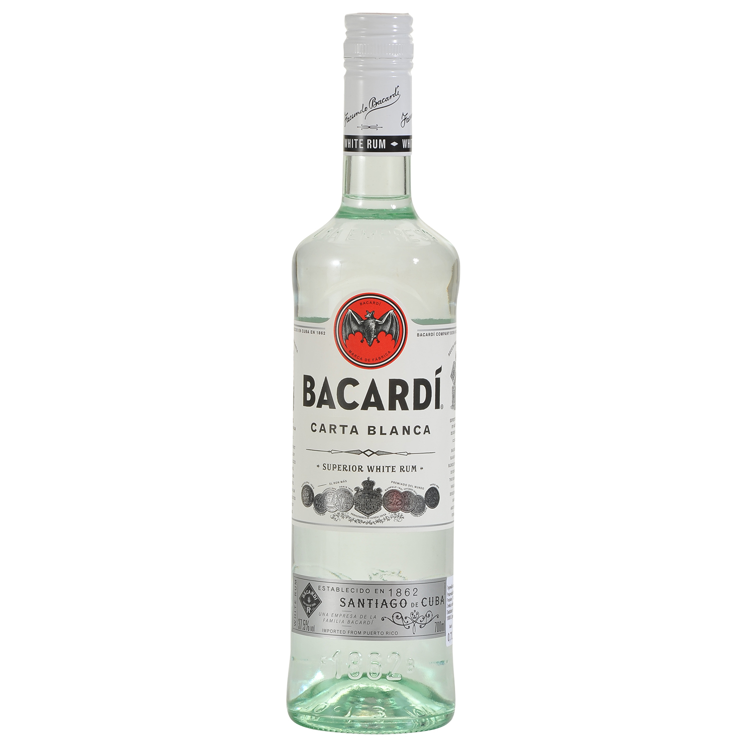 Bacardi Carta Blanca Superior White rum 0,7 l