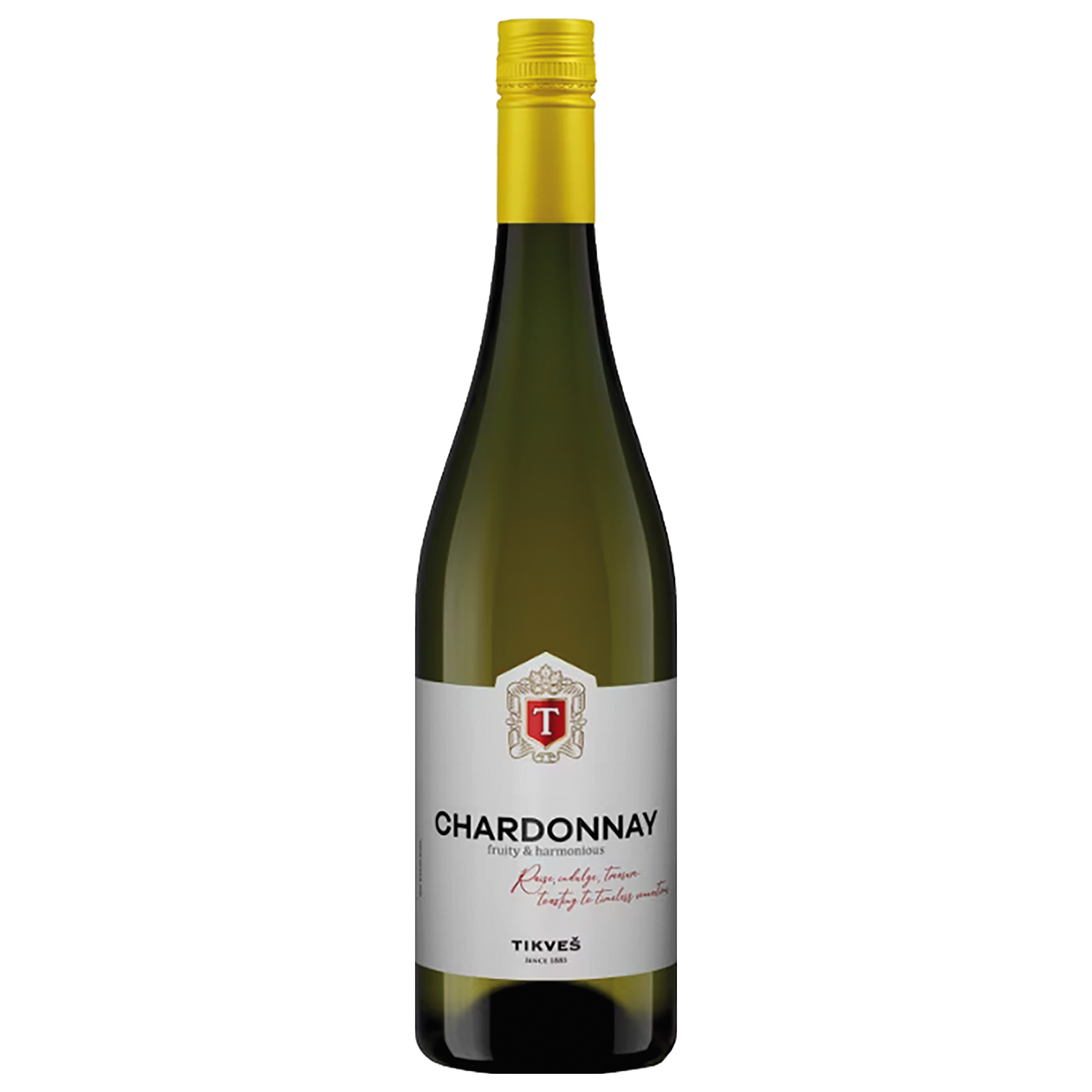Chardonnay Tikveš Suho vino 0,75 l